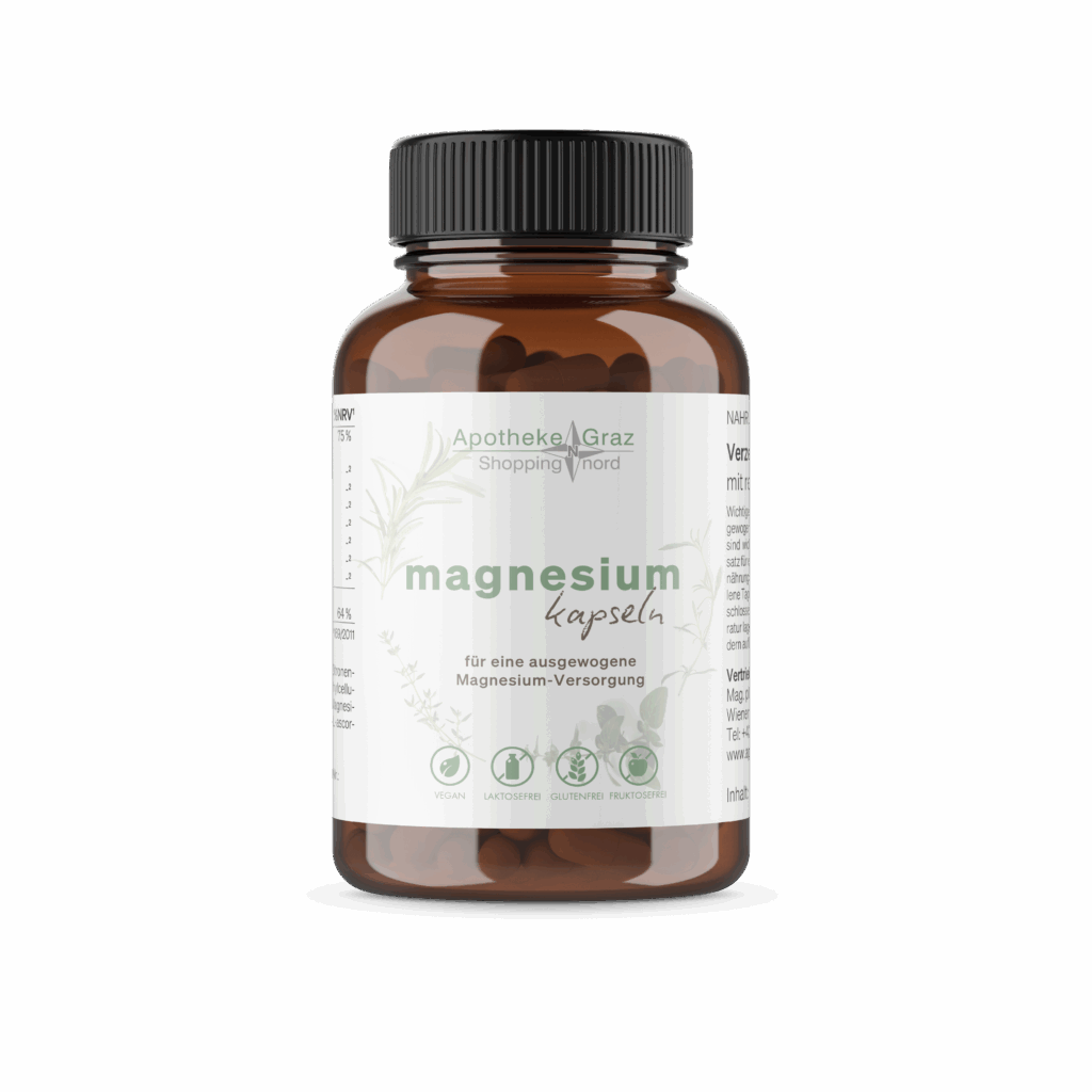 Produktbild der Eigenmarke Magnesium Kapseln