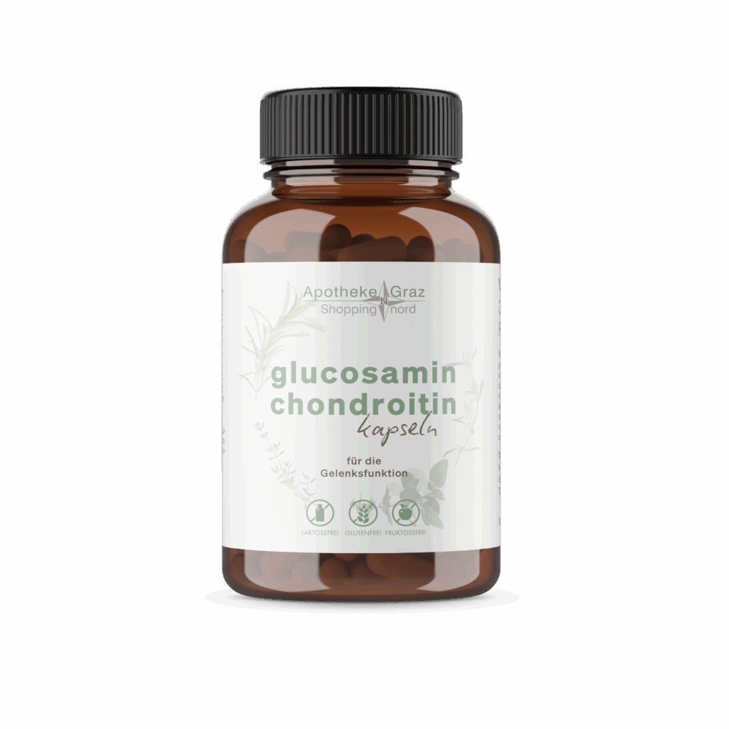 Produktbild der Eigenmarke, GLUCOSAMIN CHONDROITIN Kapseln