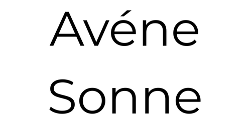 Schriftzug Avéne Sonne